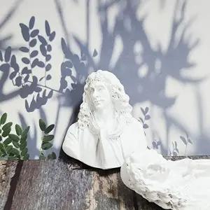 고품질 몰리에르 흉상 석고 마그넷 냉장고자석 냉장고자석 조각상자석 냉장고마그넷 조각상마그넷 WFI766E