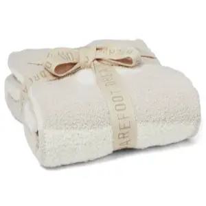 맨발의 꿈 포근한 시크한 포옹 담요 크림스톤 30인치 x30