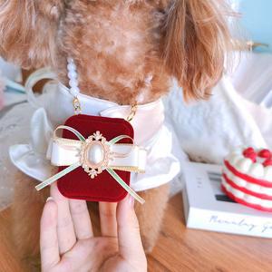 보석함 선물 주얼리 체리우드 화견 화동 악세사리 결혼 반지 목걸이 강아지 엔틱