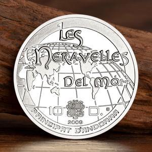 멕시코 마야 피라미드 실버 도금 수집용 동전 컬렉션 선물 기념품