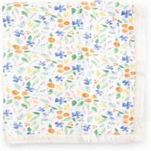 작은 유니콘 신생아 퀼트 받기 초부드러운 다층 머슬린 원단 신생아를 위한 선물 이동 중 (산꽃)