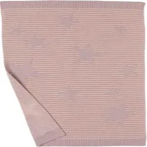 맨발의 꿈 아늑한 시크 코튼 스타 유모차 담요 30인치 X 40인치 (페이드 로즈)