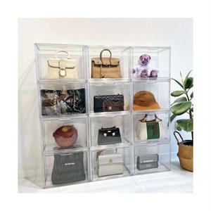 특대형 명품 신발 가방보관함 투명 아크릴 가방정리함 40*25*30cm
