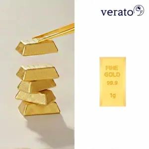 베라토 24K 순금 재물복 골드바 1g