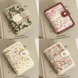 감성 플로럴 카드 유화풍 지갑 카드지갑선물 카드명함 여성카드지갑 미니카드지갑