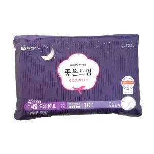 좋은느낌 42cm 수퍼롱 오버나이트 10개입