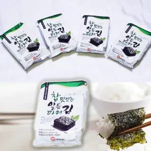 참맛있는 일등 파래김 도시락김 조미김 밥반찬 캠핑음식 김선물세트 식품 식자재 명절선물 구정선물 설선물