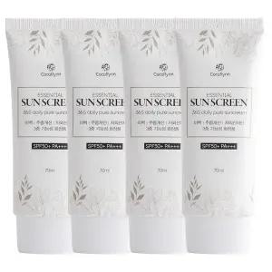 코코린느  에센셜 선크림 (혼합자차선크림) 70ml 4개,