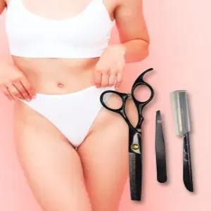 음모숱가위 Y존 제모 셀프왁싱 미용 비키니라인 세트