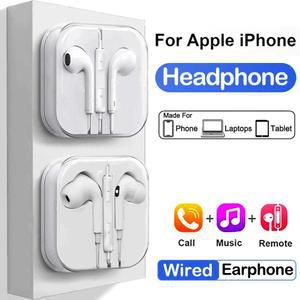 애플 라이트닝 아이폰 15 16 14 13 12 11 프로 맥스 미니 X XS XR 7 8 6 플러스 SE용 오리지널 유선 이어폰 헤드폰 액세서리