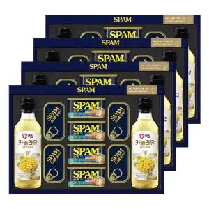 CJ선물세트 스팸 스마일호 4개 +쇼핑백