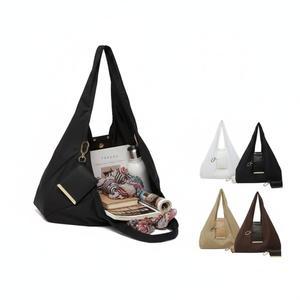 재사용 가능 미니 소형 키체인 토트백 키링 포함 확장형 쇼핑백 접이식 슈퍼마켓  가방 일상 및 액세서리용