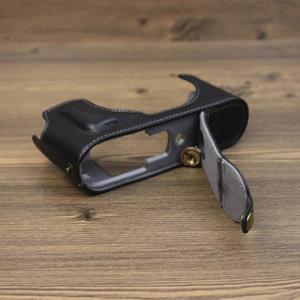 카메라 브라켓 핸들 라이카 M11 보호 가방 쉘 커버용  진짜 가죽 카메라 하프 케이스 그립