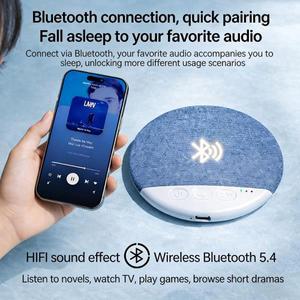 초박형 음악 기기 침실 베개 밑 수면 스피커 타입-C 충전 다기능 화이트 노이즈 블루투스