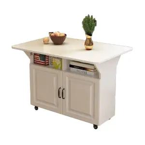 간이 조리대 홈바 식탁 원목 아일랜드 공간활용 접이식이동식탁 테이블