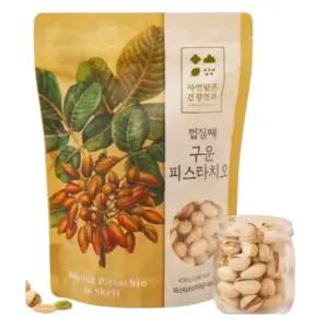 껍질째 구운 피스타치오 400g 무염 두쫀쿠 재료