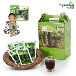 이슬수세미농원 무첨가 본연의 순수 수세미즙 유기농 수세미로 추출 80개 100ml 선물세트 추석 모임 시댁