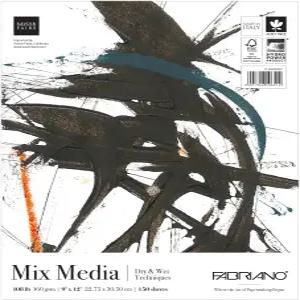 파브리아노 스튜디오 혼합 미디어 팻 패드 180파운드 9인치 x 12인치