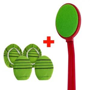 국산 빨강 자루등밀이+리필4p 등미리 때미리 때밀이