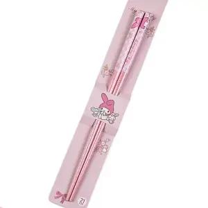 WL 산리오 나무 젓가락 2탄-마이멜로디 이유식기 아동식기 젓가락 대나무젓가락