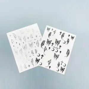 네일아트 손톱 스티커 테이프 나비모양 네일스티커 손 손톱스티커 네일아트스티커