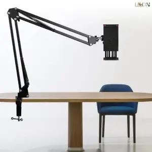 태블릿 거치대 조절형 클램프 자바라 모바일 거치 전자기기 WFJIPXX