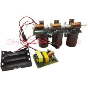 3단계 고전압 통합 전자기 총, 간단한 다단계 DIY 코일 총 키트, 물리학 실험 교육 모델