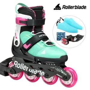 아동 인라인스케이트 마이크로블레이드 XT 씨그린 유아 어린이 인라인 신발항균건조기 휠커버