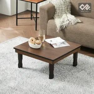 마루하우스 다원 엔틱 600 접이식 정사각 밥상 다과상 교자상 600x600)