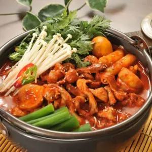 3인분) 국물 간편식 야식 곱창 내장 찌게 알집 봉이닭짱 밀키트 전골 닭내장탕 알탕 700g(2
