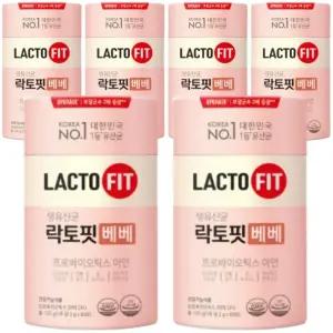 락토핏 베베 2g x 60포 x 6통