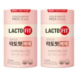 락토핏 베베 2g x 60포 x 2통