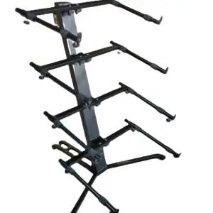 4단 건반 스탠드 키보드 프레임 받침대 이동식 거치대 전자