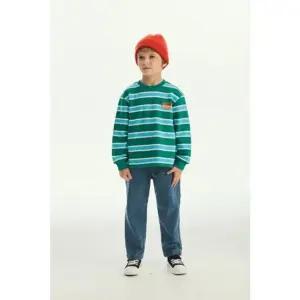 [갤러리아] 25FW 베네통키즈 본딩 기모 데님 팬츠 (QADP08561_LB)