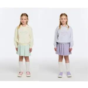 [갤러리아] 베네통키즈 여아 리본 맨투맨 스커트 세트  QAMT03611/QASK01611