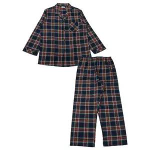 [갤러리아] [비비안]세련된 컬러체크 기모면 남성파자마(MP8880A NAVY)