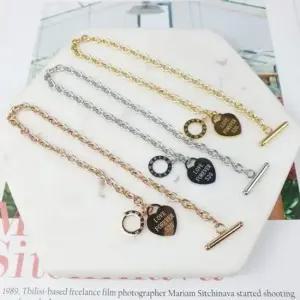 써지컬스틸 18 토글바 PM 발찌 체인 패션발찌 골드발