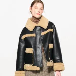 WOMAN 루즈핏 퍼 무스탕 [BLACK] / WBC4L09509