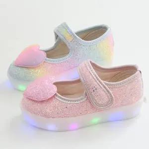 바니비 하트윙 국산 아동 키즈 어린이 여아 LED 구두
