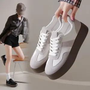 남여공용 커플 키높이 통굽 독일군 스니커즈 운동화 단화