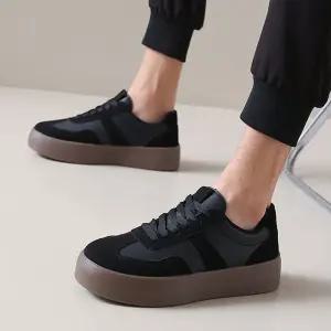 남녀 커플 230-270  발편한 통굽 독일군 스니커즈 운동화