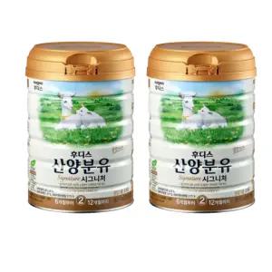 후디스 NEW 산양분유 시그니처 2단계, 800g, 2개