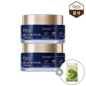 닥터지 블랙 스네일 크림 50ml 2개 + 레드 블레미쉬 쿨 수딩 마스크 1매