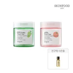 [99특가] 스킨푸드 샤인머스캣 바하 / 핑크자몽아하 토너 패드 70매 (택1)