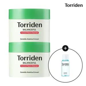 [SET] 토리든 밸런스풀 시카 포어 컨트롤 팩 클렌저 120g x 2개 (+클렌징 오일 30ml)