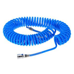 남강 코일호스/청색 우레탄 에어호스 꼬부리 PU