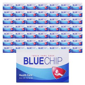 애경 블루칩 헬스케어 항균 비누 100g x 50개 세수비누 미용 화장 화장실 욕실 목욕 세안