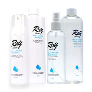 워터리스 샴푸 바디워시 물없이 감는 환자용 드라이 물없는 사용하는샴푸 휴대용 캠핑 병원