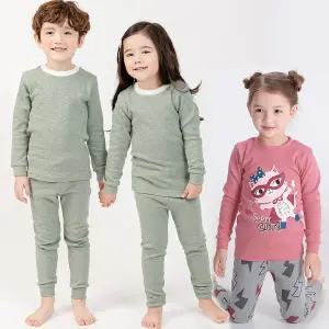 국산 겨울 아기내복 유아실내복 아동내의 20수후라이스 골지스판