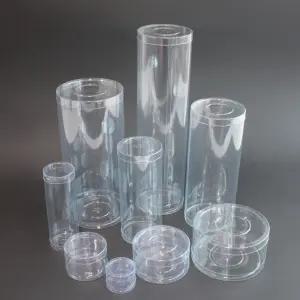 PVC 투명 원통 케이스 베이비돌 인형 피규어 보관함 박스 상자